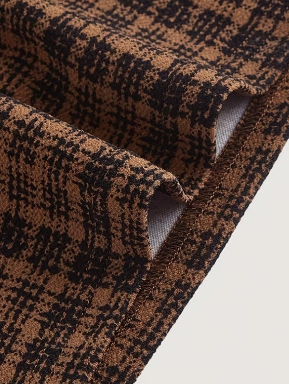 Women'S Spring-Summer Elegant High-Waist Versatile Plaid Striped Retro Trousers - Picture 8 of 10